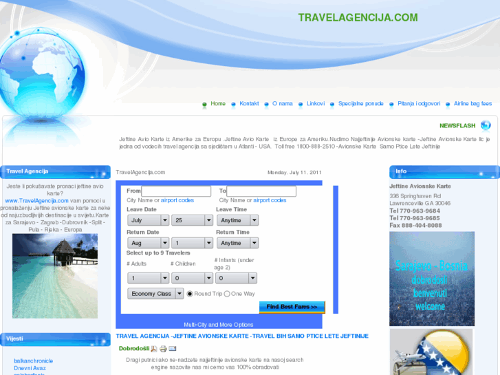 www.travelagencija.com