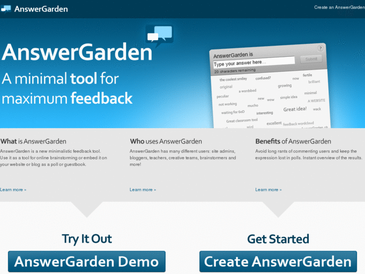 www.answergarden.ch