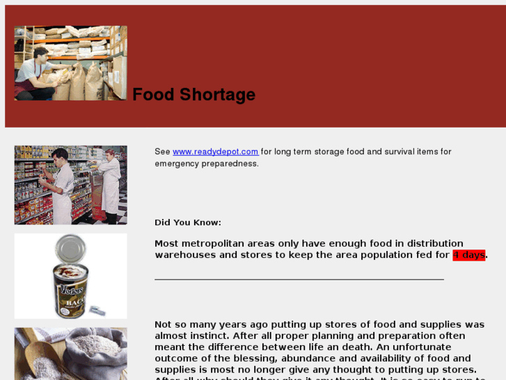 www.food-shortage.com