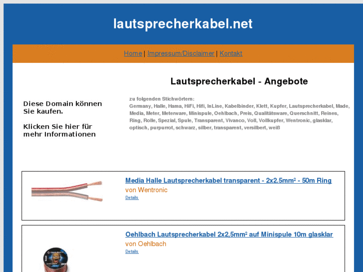 www.lautsprecherkabel.net