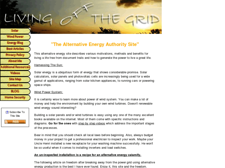 www.living-off-the-grid.net