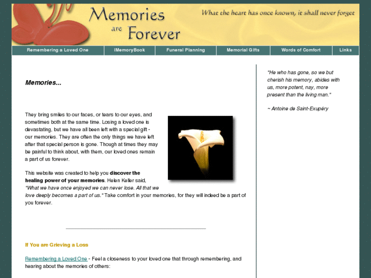 www.memories-are-forever.org