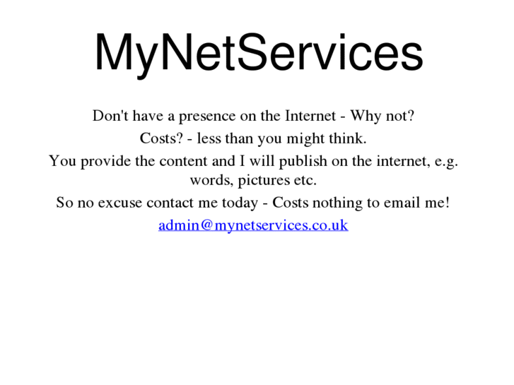 www.mynetservices.co.uk