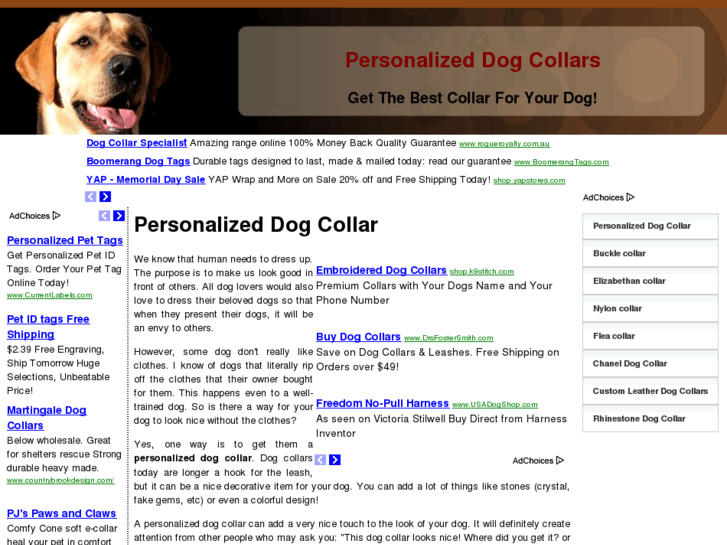 www.personalizeddogcollar.net