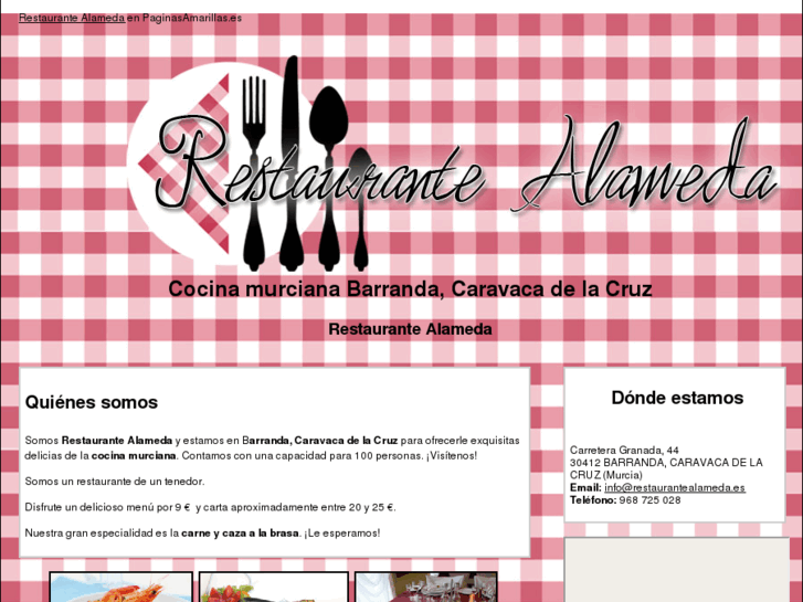 www.restaurantealameda.es