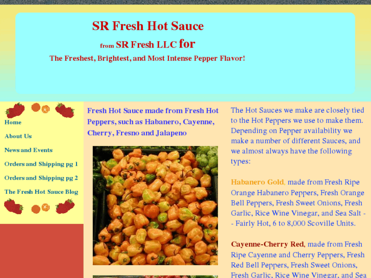 www.srfreshhotsauce.com