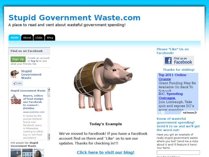 www.stupidgovernmentwaste.com