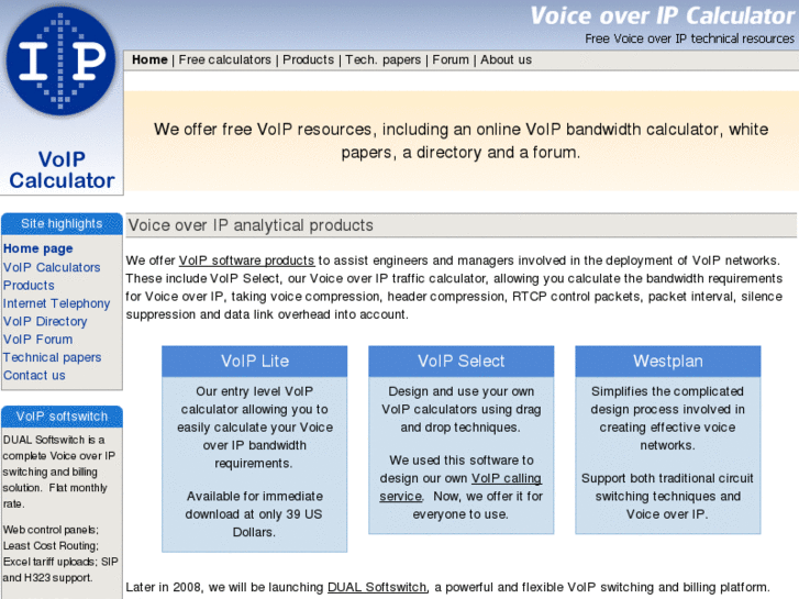 www.voip-calculator.com