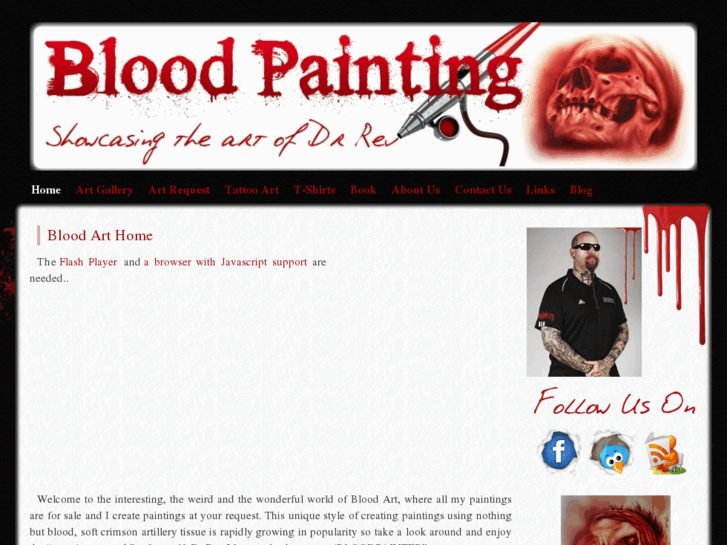 www.bloodpainting.com