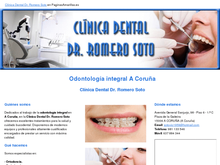 www.clinicadentalromerosoto.es