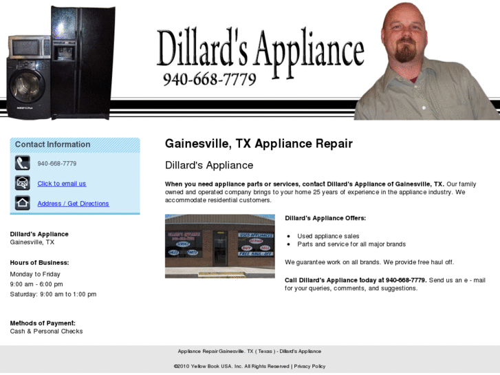 www.dillardsappliancecookecounty.com