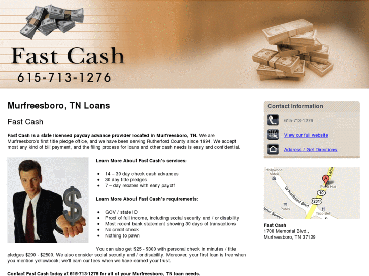 www.fastcashmurfreesborotn.com