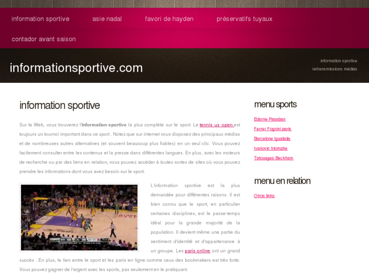 www.informationsportive.com