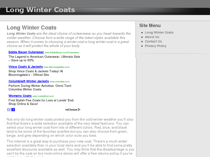 www.longwintercoats.net