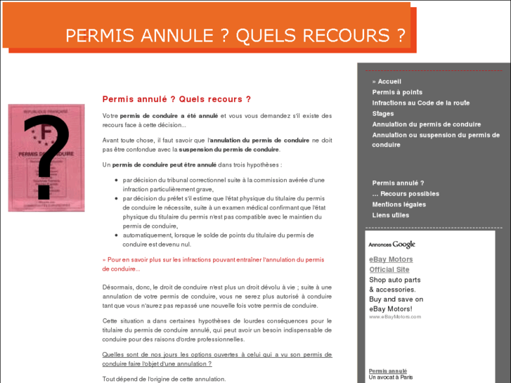 www.permis-annule.net