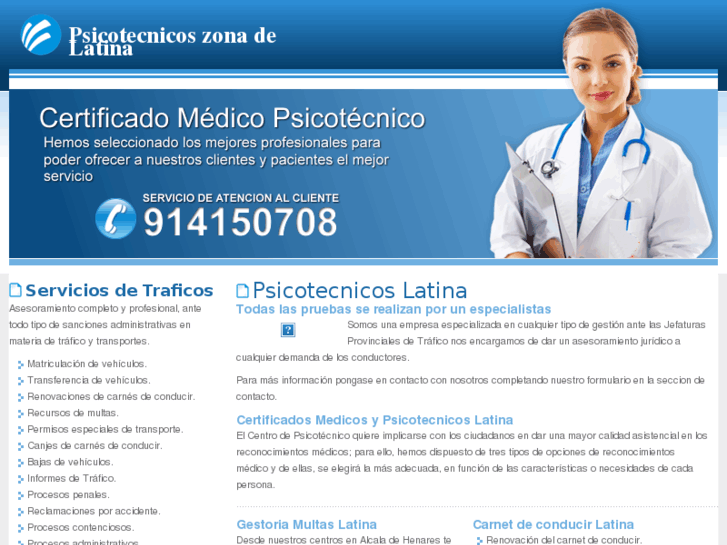 www.psicotecnicoslatina.es