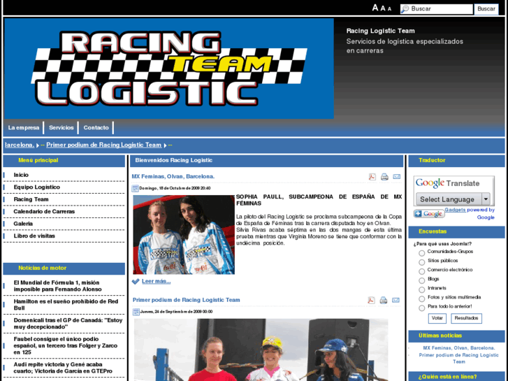 www.racinglogistic.com