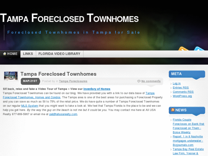 www.tampaforeclosedtownhomes.com