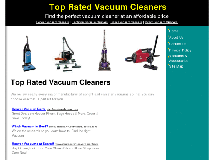 www.topratedvacuumcleaners.net