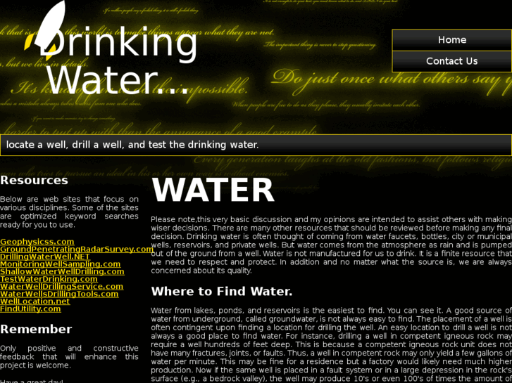 www.waterdrinking.net