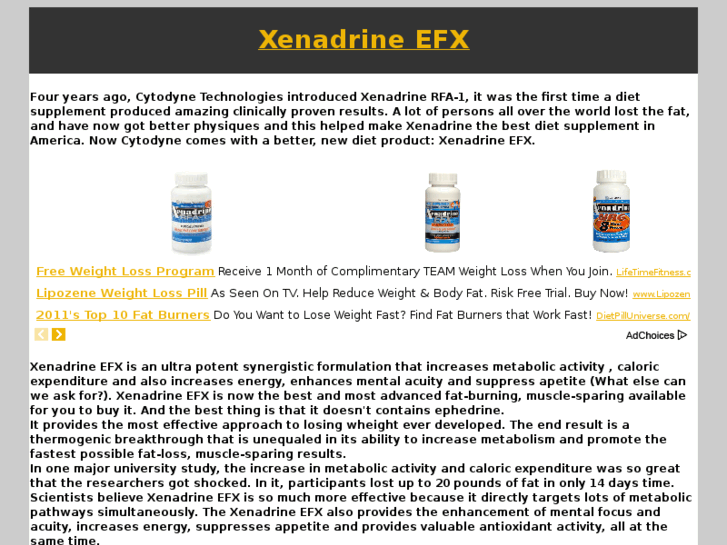 www.xenadrine-efx.info