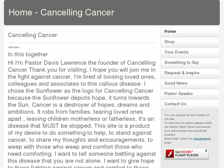 www.cancellingcancer.org