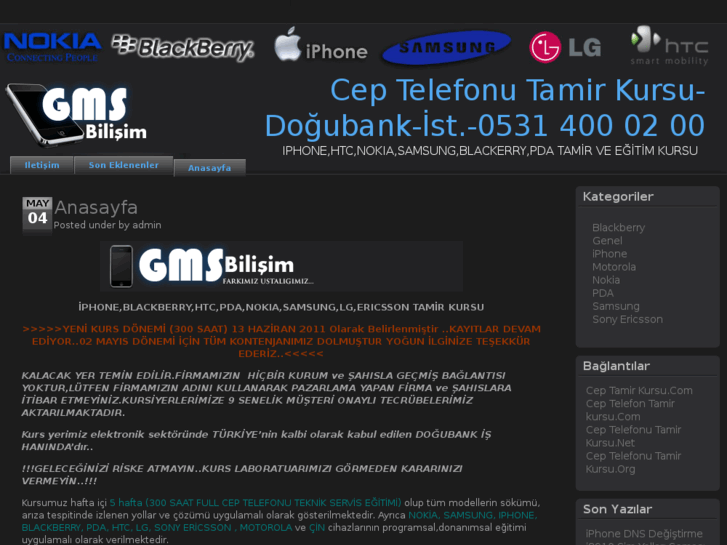 www.ceptelefonutamirkursu.net