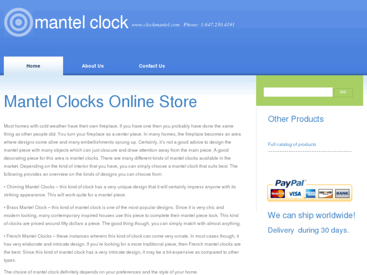 www.clockmantel.com