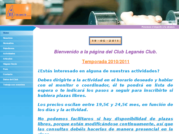 www.clubleganesclub.com