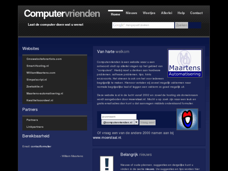 www.computervrienden.nl