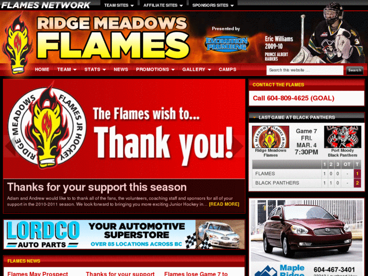 www.flameshockey.com