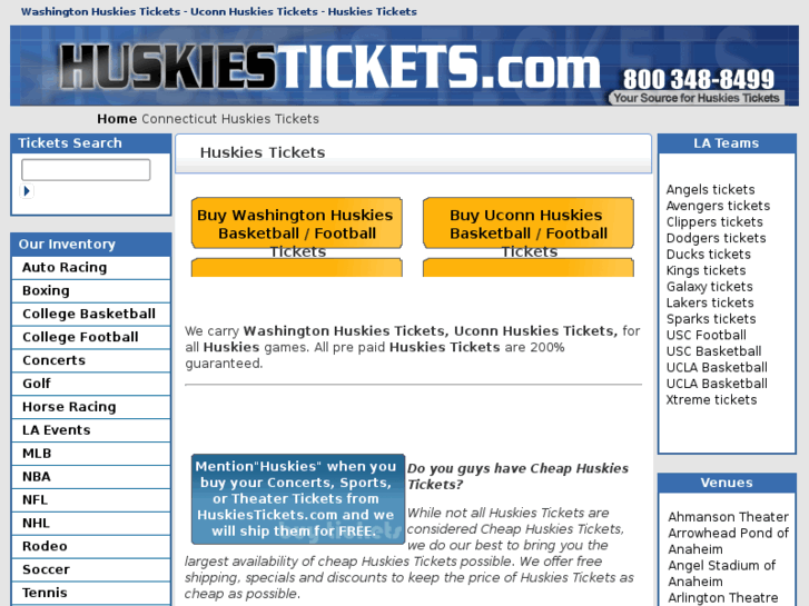 www.huskiestickets.com