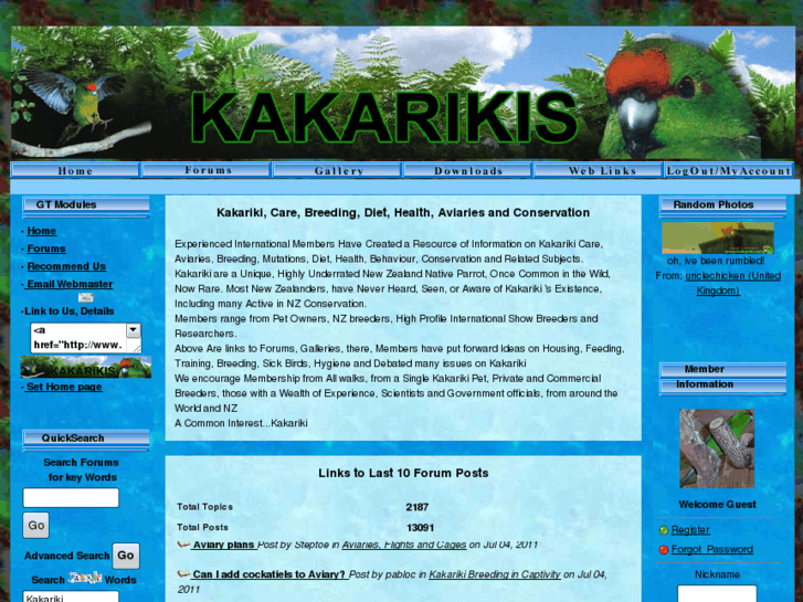 www.kakariki.net