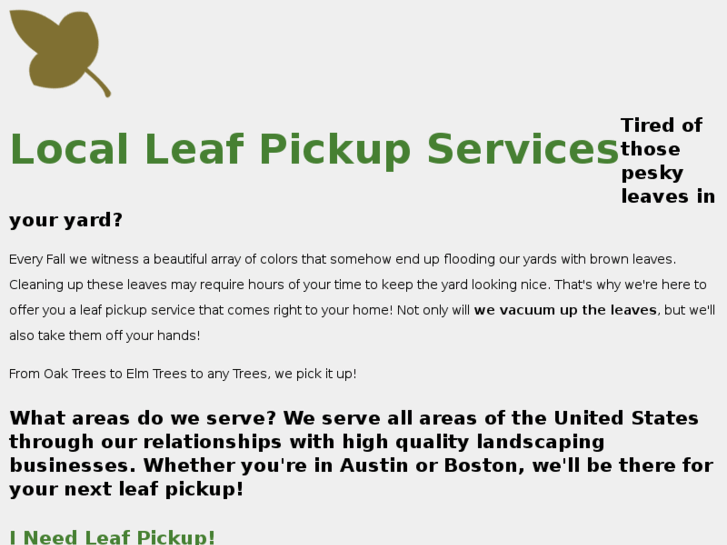 www.leaf-pickup.com