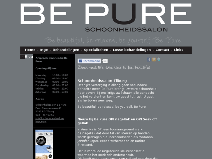 www.schoonheidssalon-bepure.nl