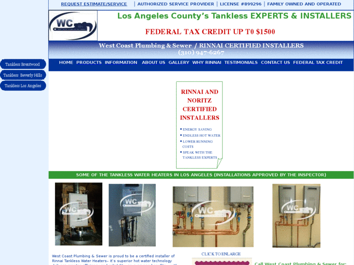 www.tanklesswaterheaterslosangeles.com