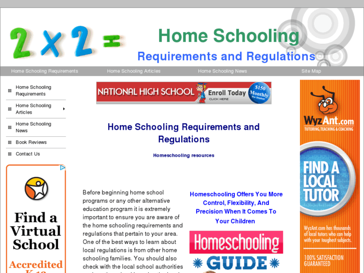 www.thehomeschoolingrequirements.com