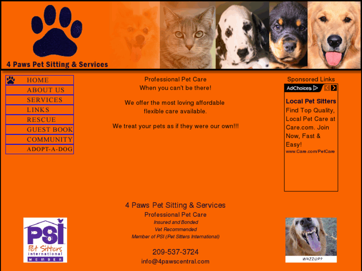 www.4pawscentral.com