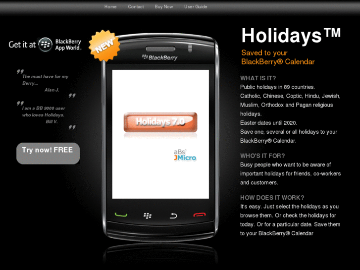 www.blackberryholidays.com