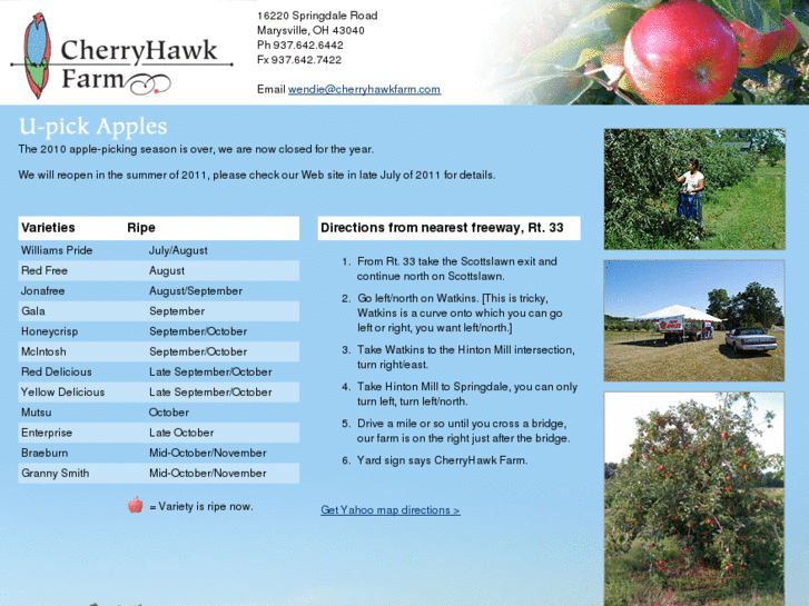 www.cherryhawkfarm.com