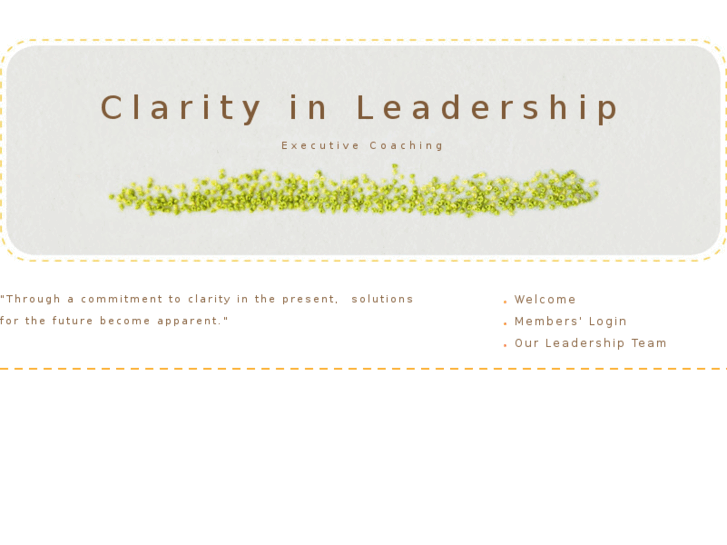 www.clarityinleadership.com