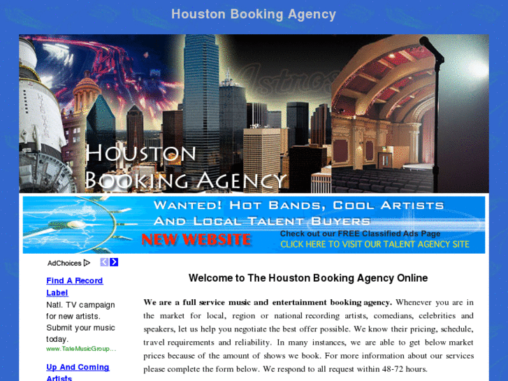 www.houstonbookingagency.com