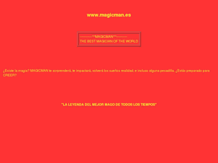 www.magicman.es
