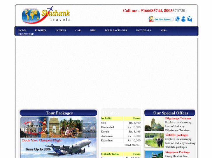www.shashanktravels.com