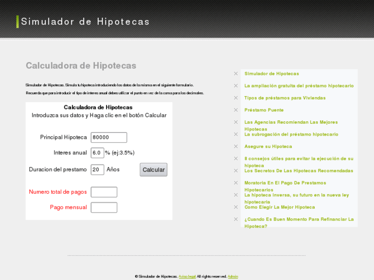 www.simulador-de-hipotecas.com