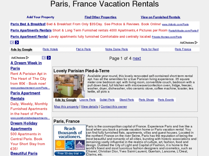 www.vacationhomesparis.com