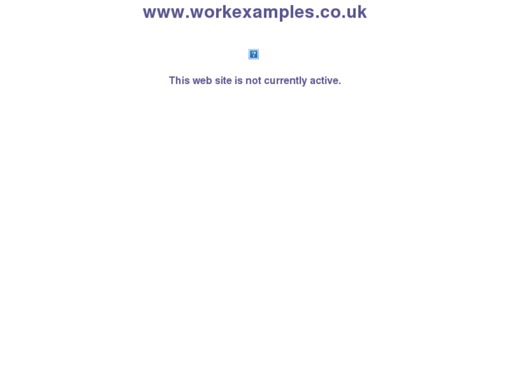 www.workexamples.co.uk