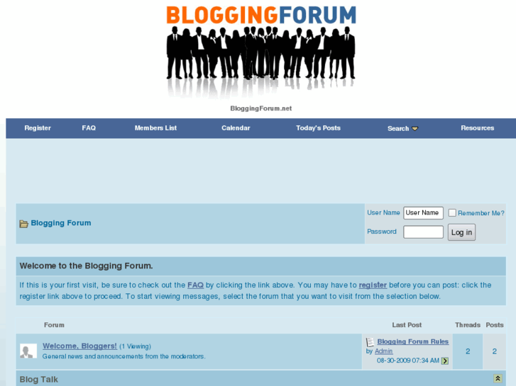 www.bloggingforum.net