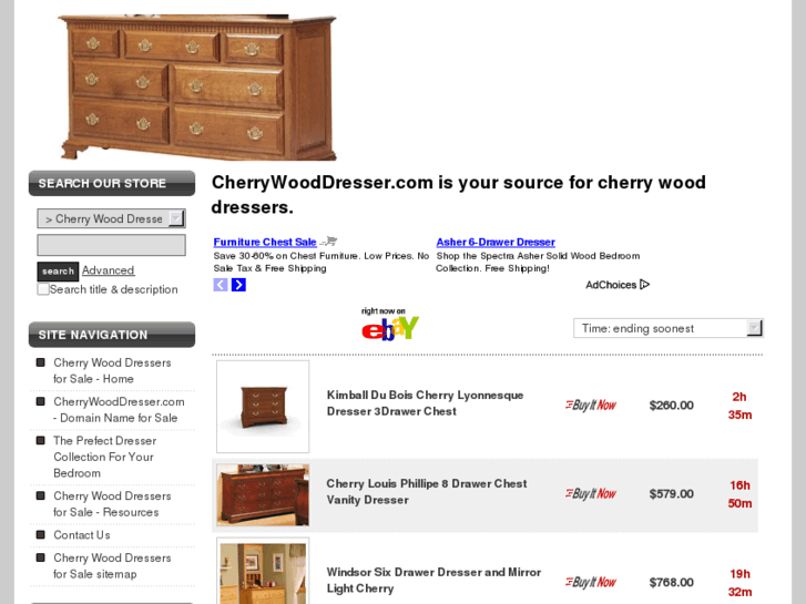 www.cherrywooddresser.com