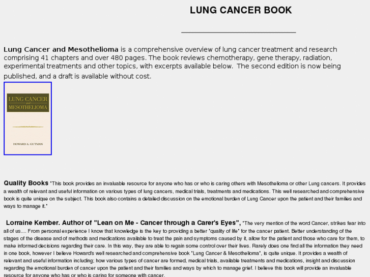 www.lungcancerbookandnewsletter.com